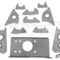 GK Tech V2 Weld in Non HICAS Subframe Reinforcement Plates | Nissan 240sx S13 / Skyline R32
