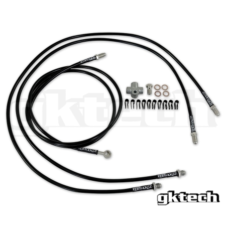 GK Tech SS Braided Hydraulic E-Brake Line Kit – Nissan Z33 350z/Z34 370z / Infiniti G35/G37