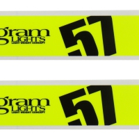 Gramlights 57DR/57CR Spoke Sticker Luminous Yellow – PAIR