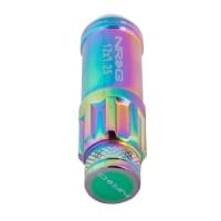 NRG M12 x 1.25 NEW Steal Lug Nut w/ dust cap cover Set 21 pc Neochrome w/ locks & lock socket