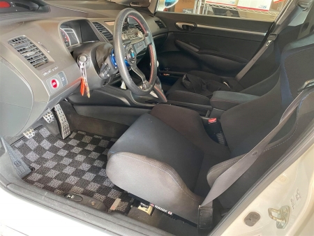 P2M HONDA CIVIC FG1 2006-11 (COUPE 2 DOOR) RACE FLOOR MATS : DARK GREY (FRONT/REAR)