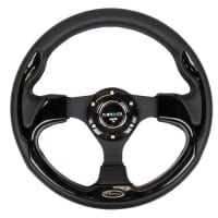NRG RACE STYLE- 320mm Sport Steering Wheel w/ Black Trim