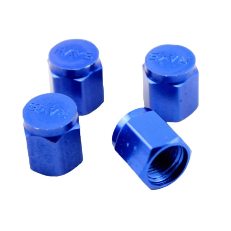 Volk Racing Rays Valve Stem Caps Blue