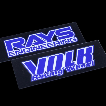 Volk Racing Rays TE37 REPLACEMENT STICKER SET BLUE